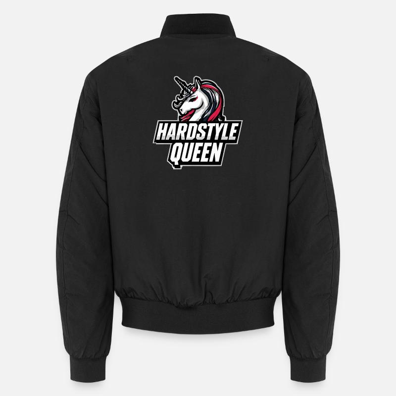 Hardstyle Queen Einhorn Design Unisex Bomberjacke