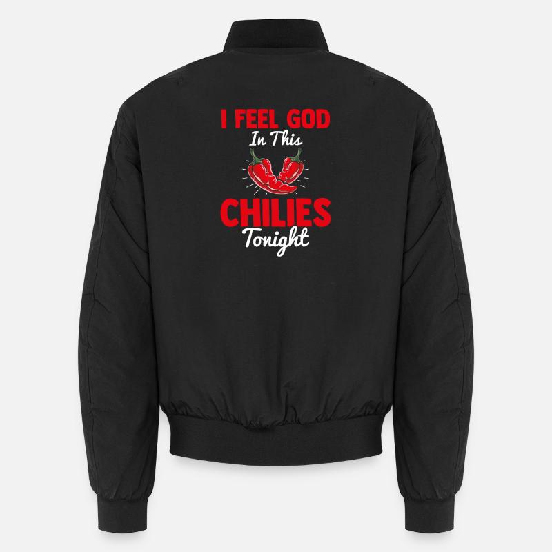 Chili Pfeffer Garten Motiv Chilischotte Geschenk Unisex Bomberjacke