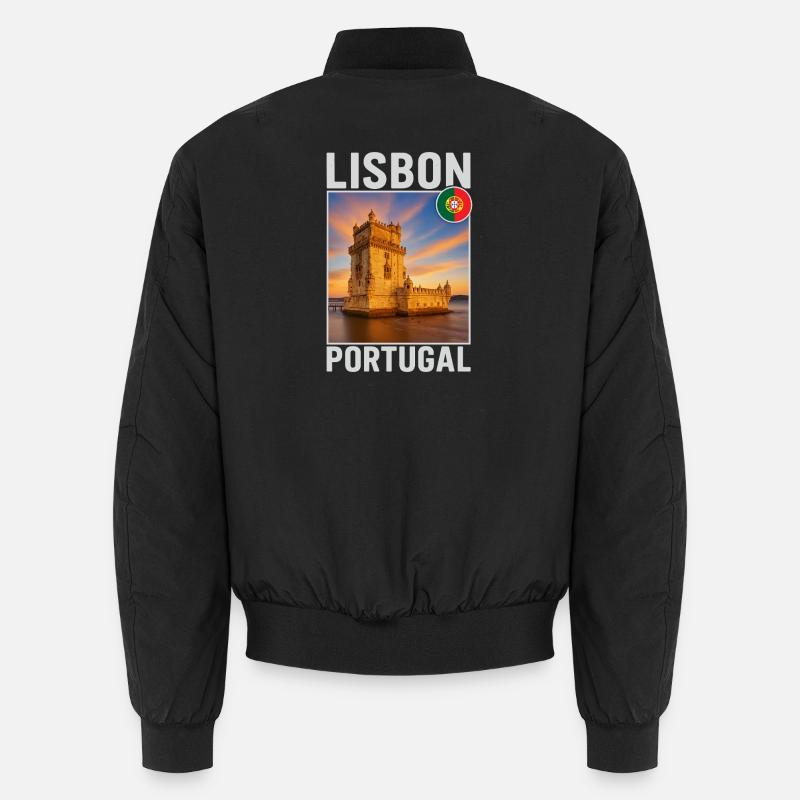 Lisbon - Unisex Bomber Jacket - black