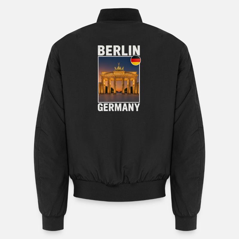 Berlin Brandenburg Gate Unisex Bomber Jacket