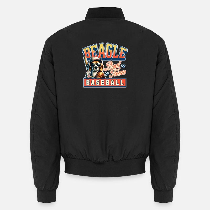L’équipe de baseball Beagle et les amateurs de baseball Bomber unisexe