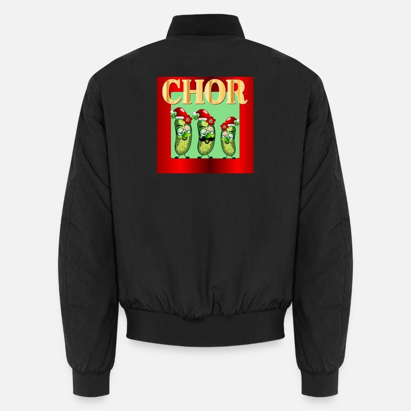 WEIHNACHTEN SINGEN CHOR - Unisex Bomberjacke - Schwarz
