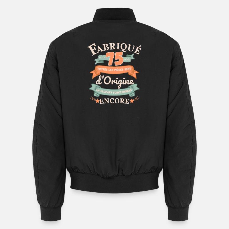 Vor 75 Jahren hergestellt Originalteile Unisex Bomberjacke
