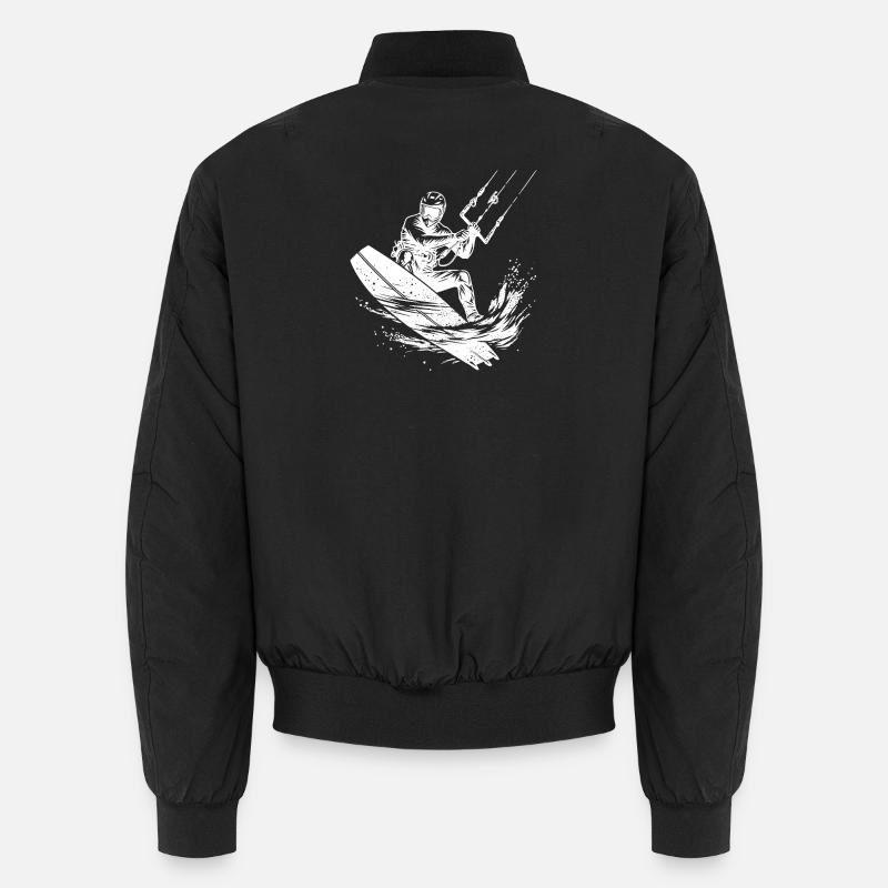 Kitesurf, eau de mer, vent, plaisir à vélo Bomber unisexe