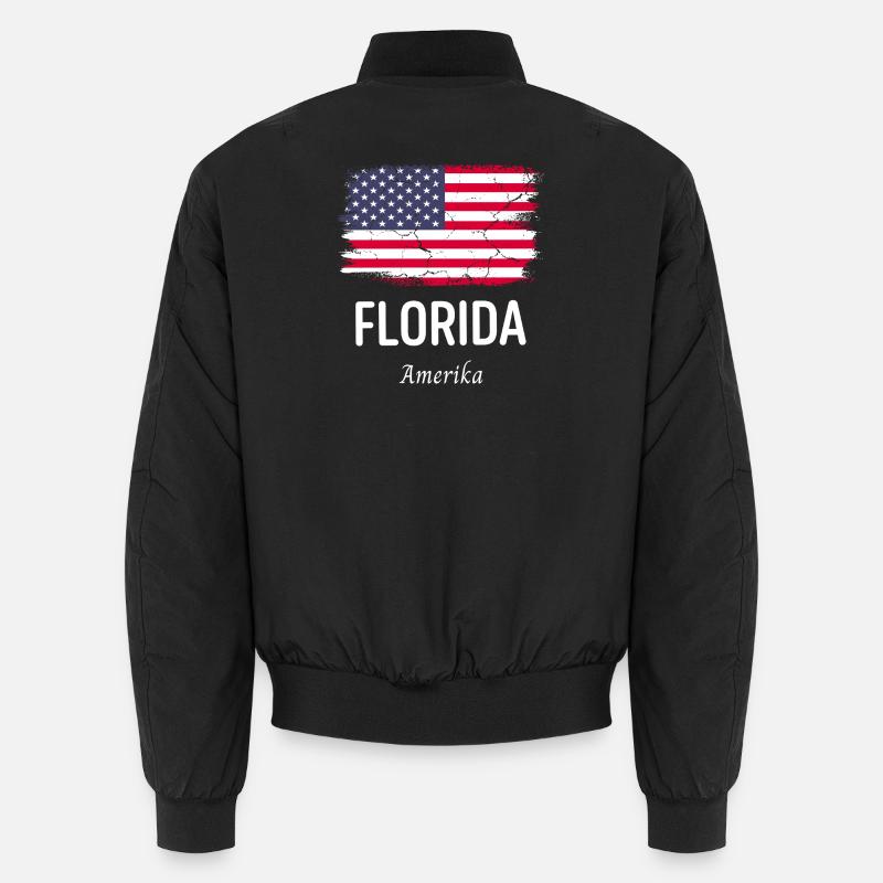 Florida - Unisex Bomberjacke - Schwarz