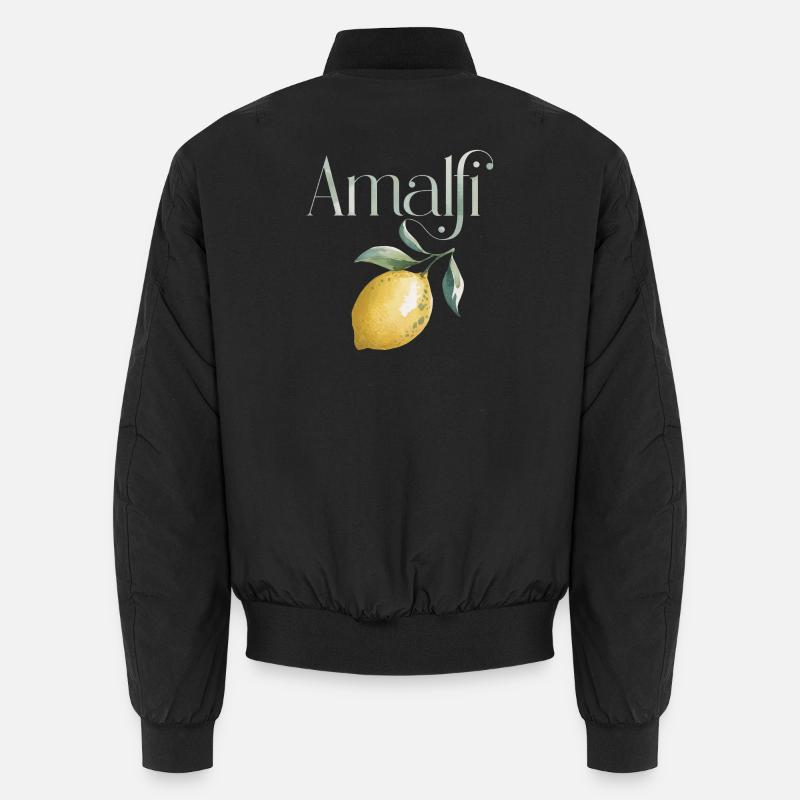 AMALFI – Lemon Chic - Unisex Bomberjacke - Schwarz