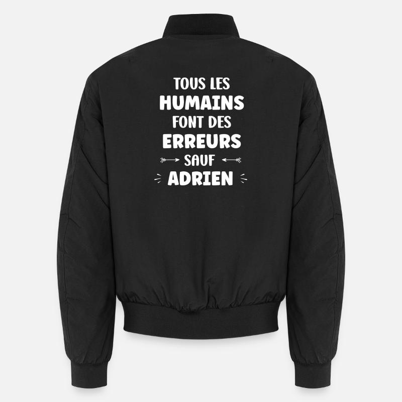Adrien Sans Errors – Typografie Unisex Bomberjacke