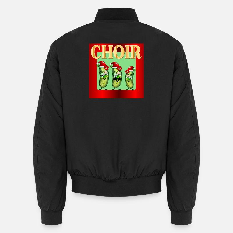 Cornichons du Chœur du Père Noël de Noël Bomber unisexe
