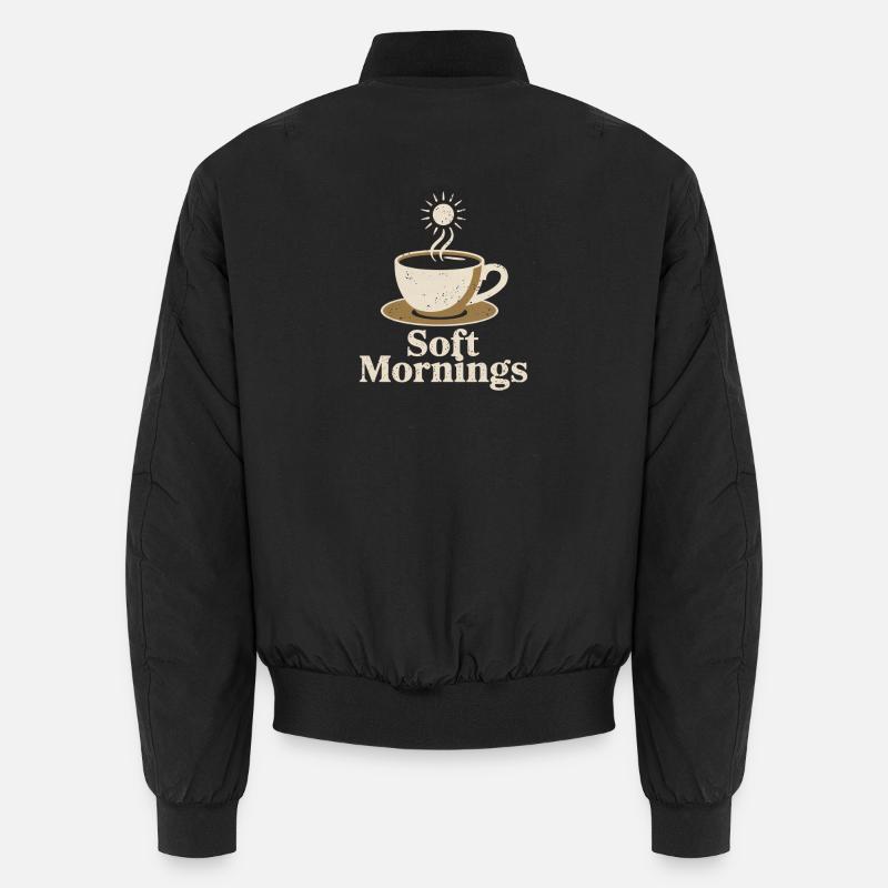 Café du matin vintage Bomber unisexe