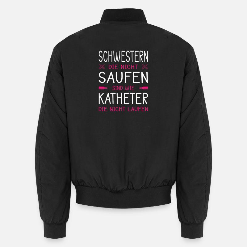 Pflegerin Geschenke Pflege Lustig Krankenpflegerin Unisex Bomberjacke