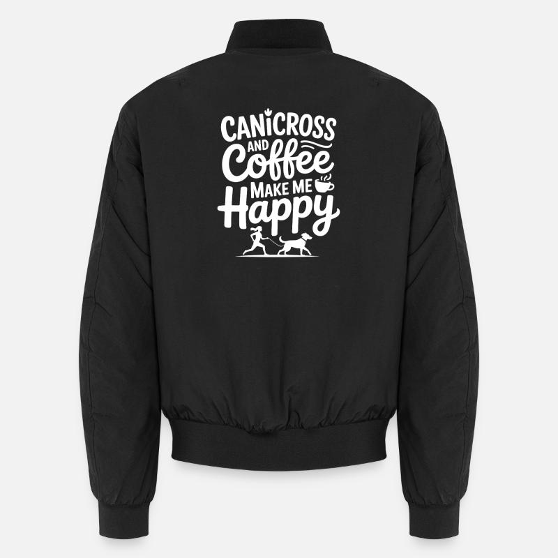 Canicross - Bomber unisexe - noir
