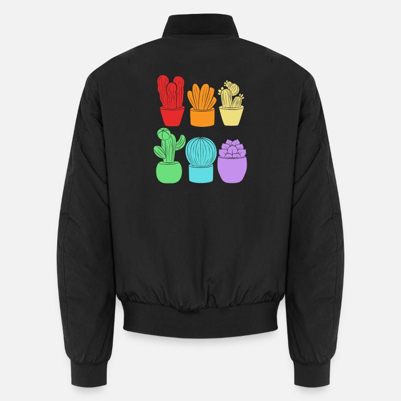 Cactus Plante Cactus - Bomber unisexe - noir