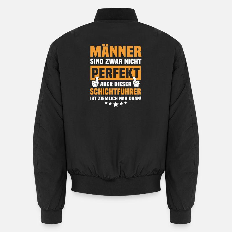 Funny Shift Leader Sayings Unisex Bomber Jacket