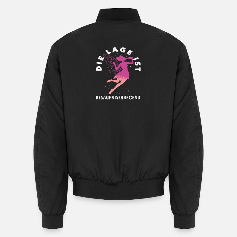 Die Lage ist besäufniserregend Fee Unisex Bomberjacke
