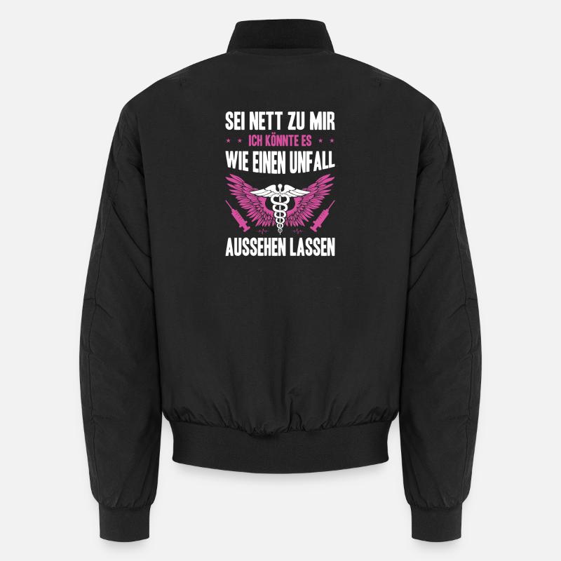 Pflegerin Geschenke Pflege Lustig Krankenpflegerin Unisex Bomberjacke