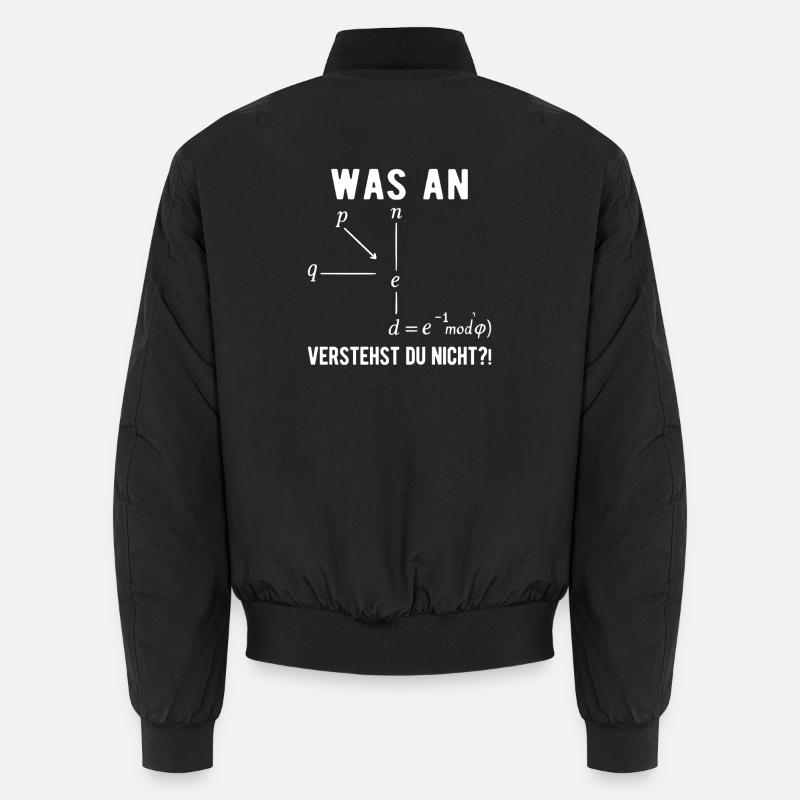 Informaticien, programmeur, nerd informatique qui dit Bomber unisexe