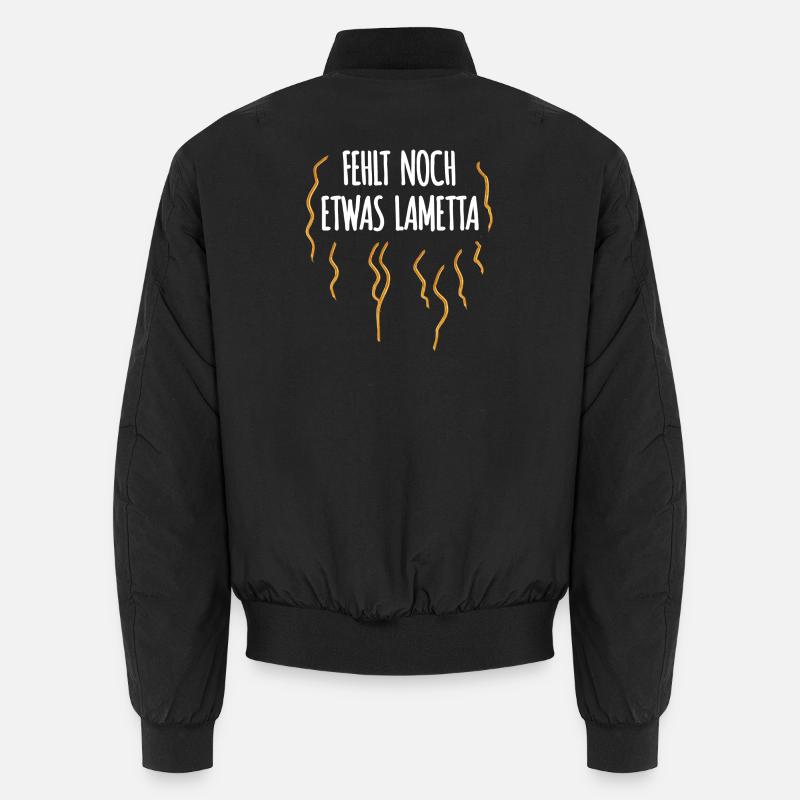 Fehlt Noch Etwas Lametta - Unisex Bomberjacke - Schwarz