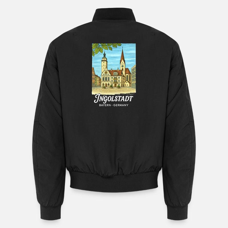 Ingolstadt - Unisex Bomber Jacket - black