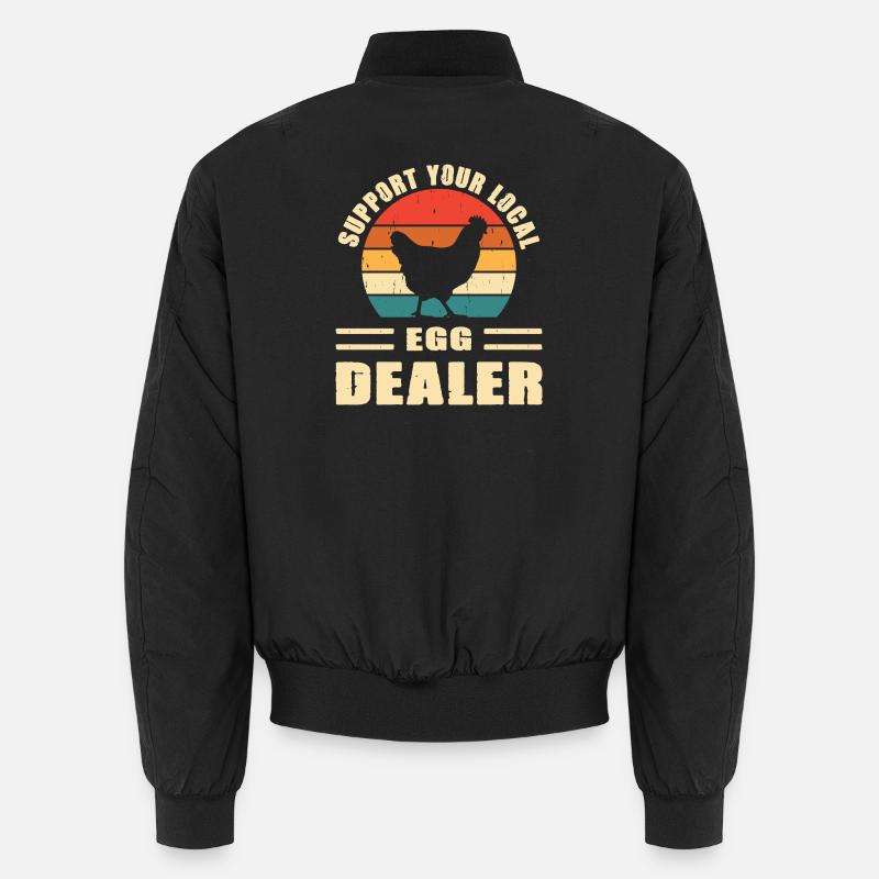 Chickens Mom Gift Chickens Dad Chicken Breeder Unisex Bomber Jacket