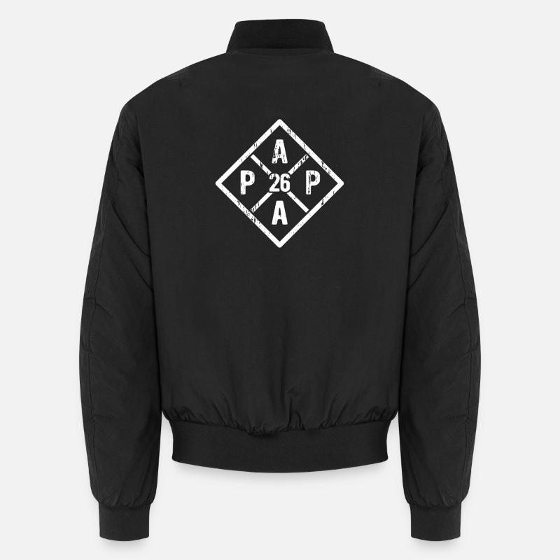 Dad 26 - Father 2026 - Gift - Unisex Bomber Jacket - black