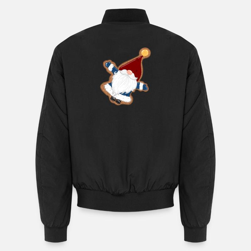 KeksSanta im Lebkuchenrahmen Unisex Bomberjacke