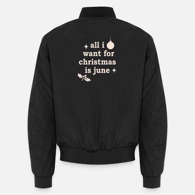 Motif de Noël moche Bomber unisexe