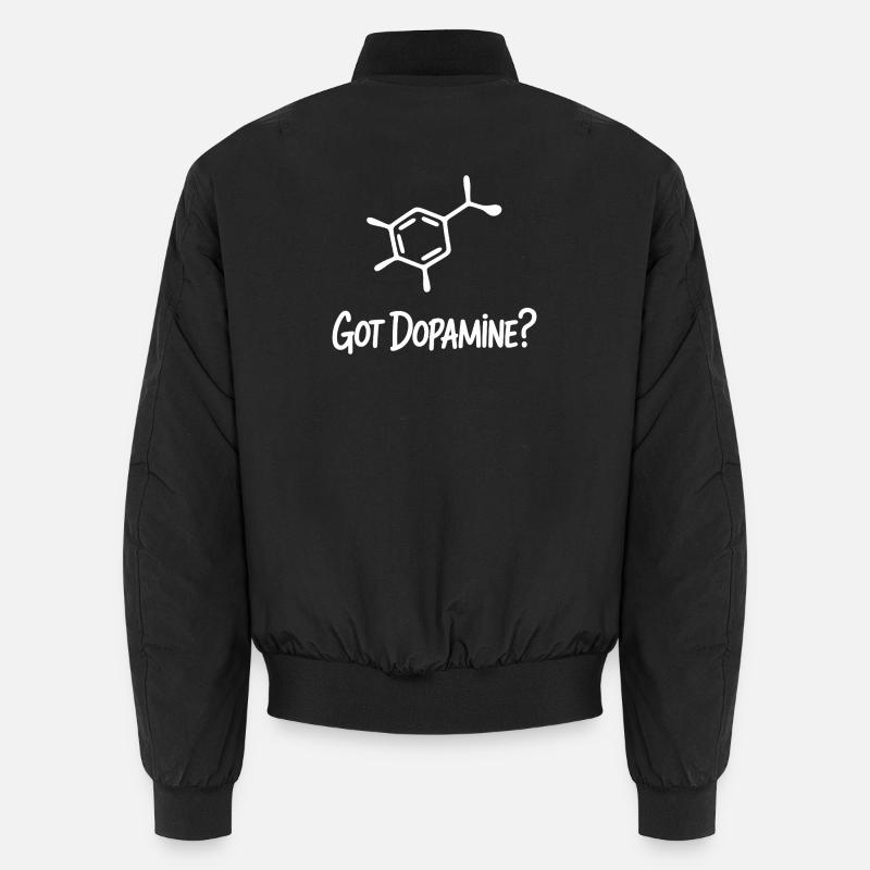 Dopaminmolekül Tee Unisex Bomberjacke