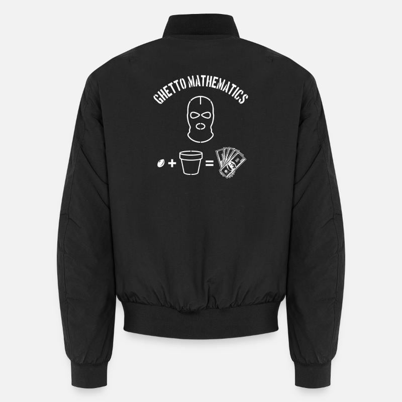 Ghetto Mathematics - Unisex Bomber Jacket - black