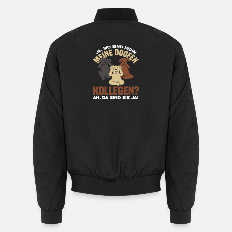 My stupid colleagues There they are office work Unisex Bomber Jacket