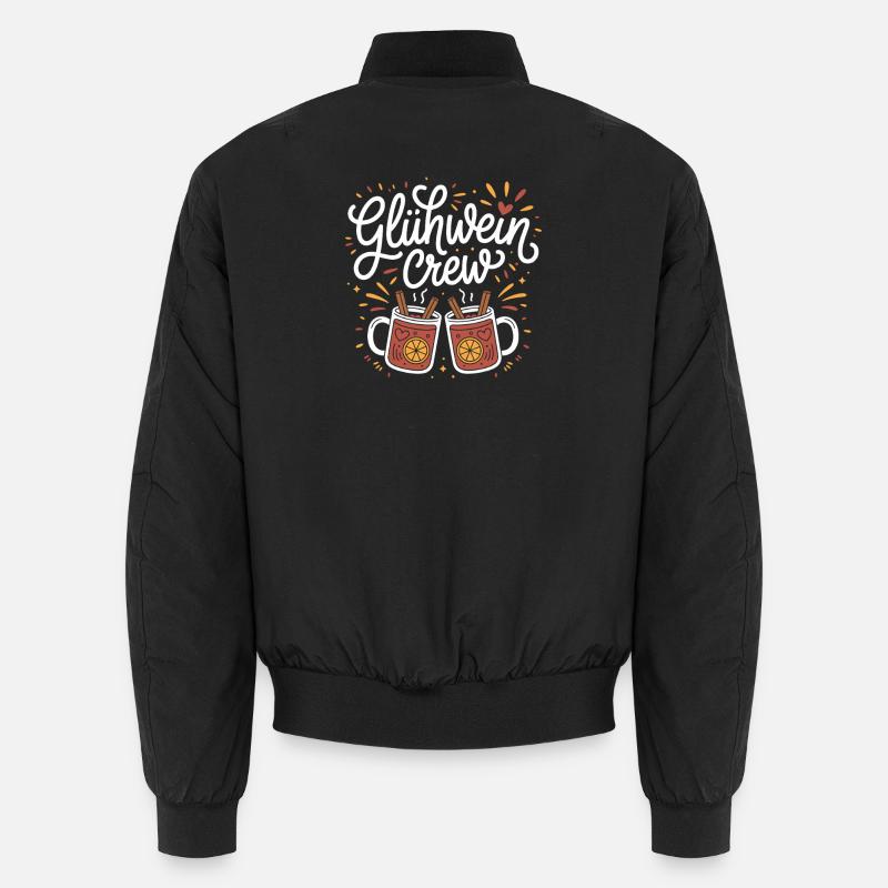 Équipe du vin chaud Marché de Noël joyeux Bomber unisexe