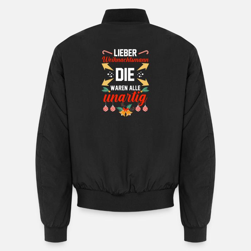 Bogenschütze Bogensport Bogenschießen - Unisex Bomberjacke - Schwarz
