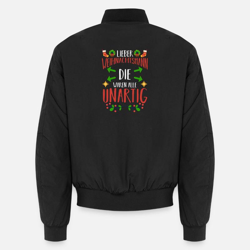 Bogenschütze Bogensport Bogenschießen - Unisex Bomberjacke - Schwarz