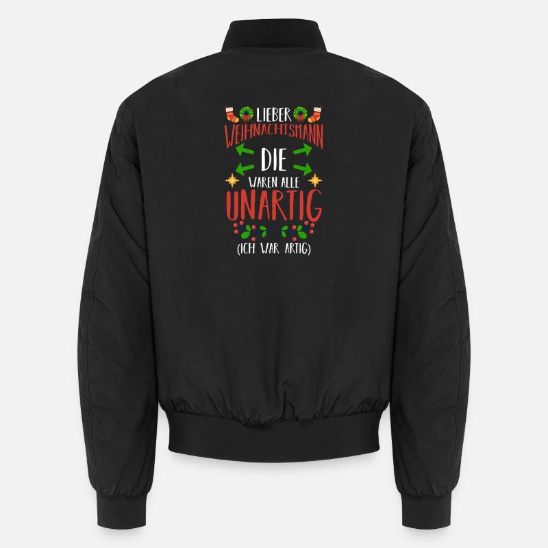 Bogenschütze Bogensport Bogenschießen - Unisex Bomberjacke - Schwarz