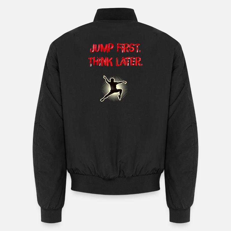 Jump - Unisex Bomber Jacket - black