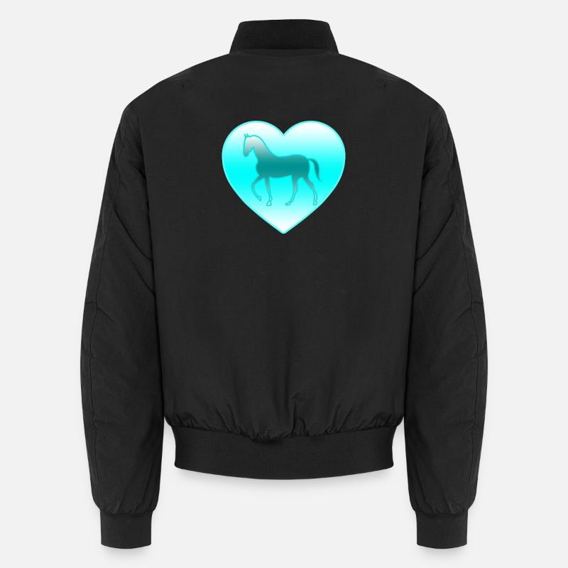 Pferde Unisex Bomberjacke