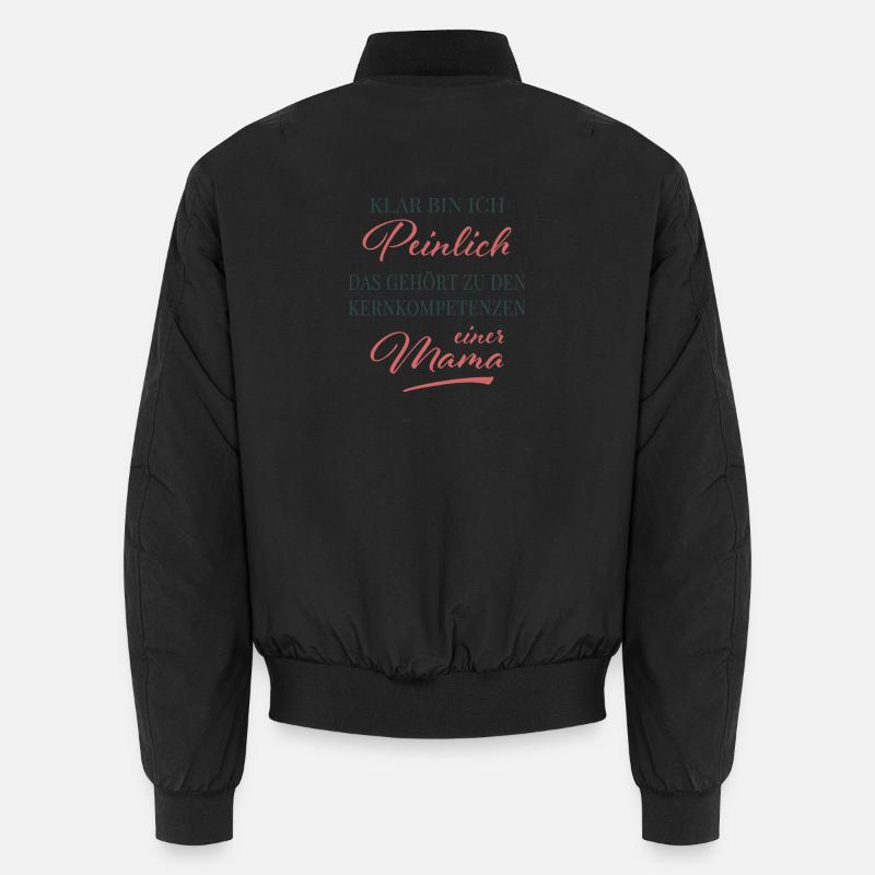 Kernkompetenz: Peinliche Mama Unisex Bomberjacke