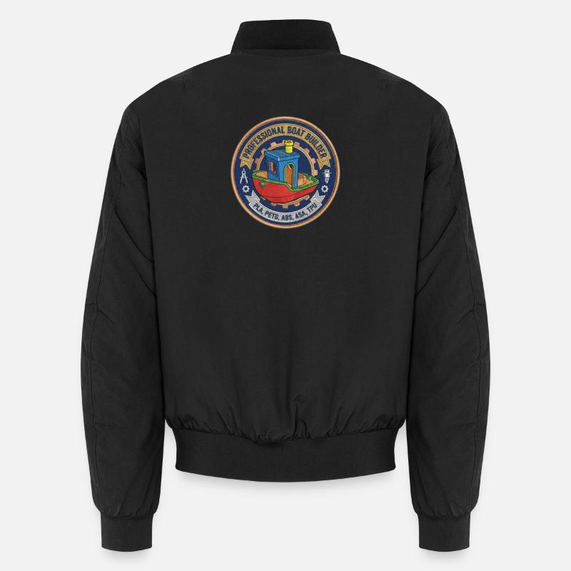Professioneller Bootsbauer Benchy Patch Unisex Bomberjacke