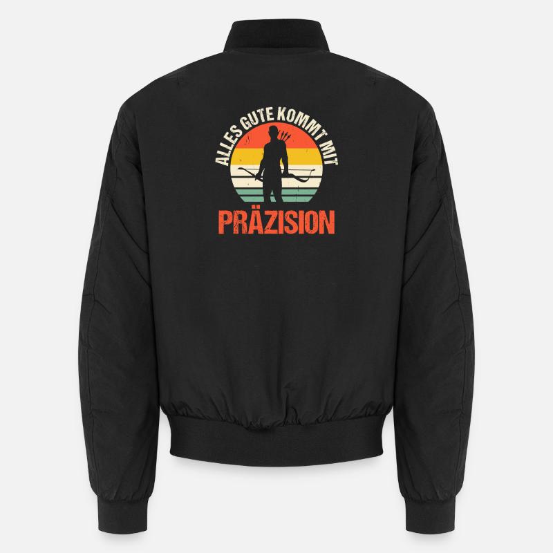 Archery Archery Archery - Unisex Bomber Jacket - black