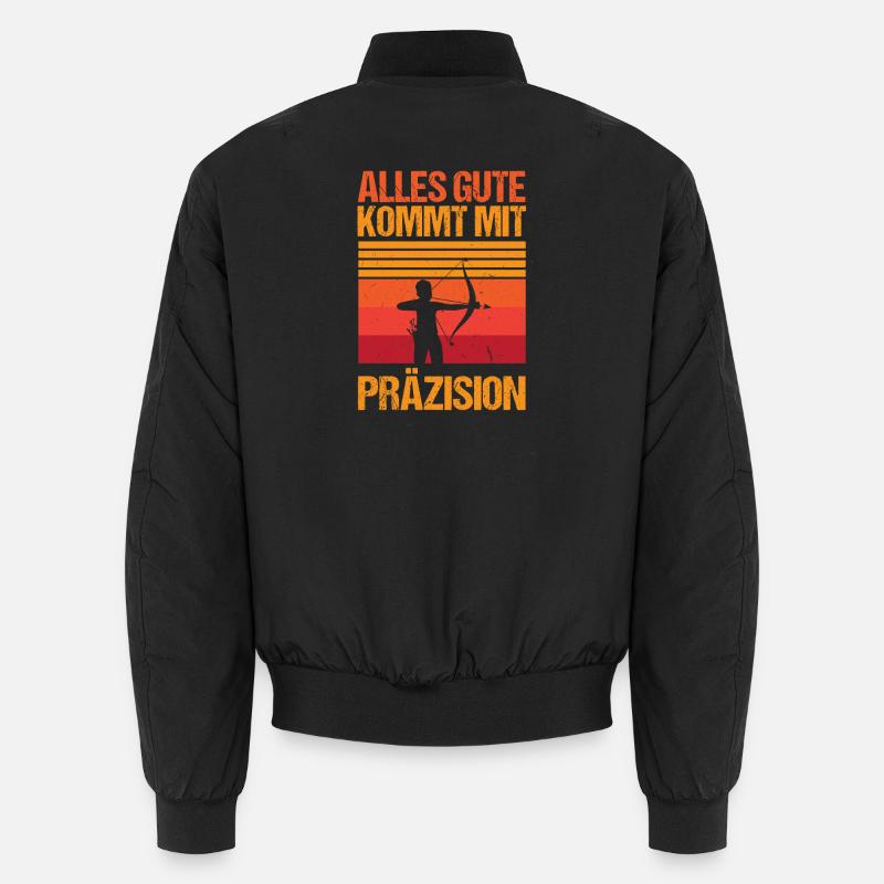 Archery Archery Archery - Unisex Bomber Jacket - black