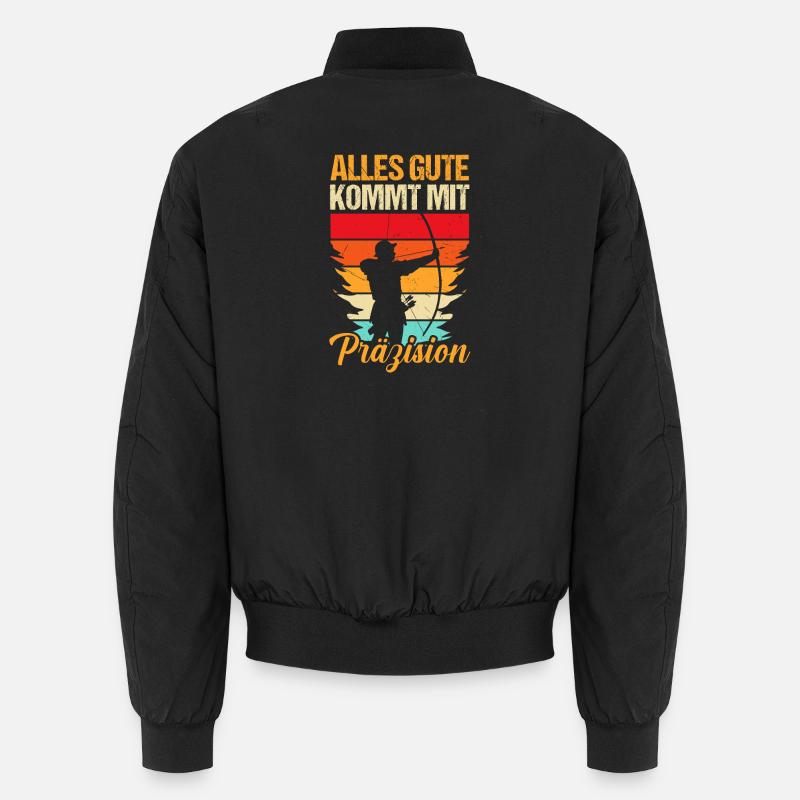 Archery Archery Archery - Unisex Bomber Jacket - black