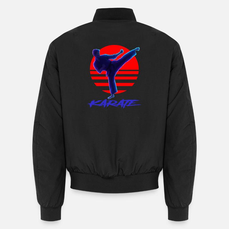 Karaté - Bomber unisexe - noir