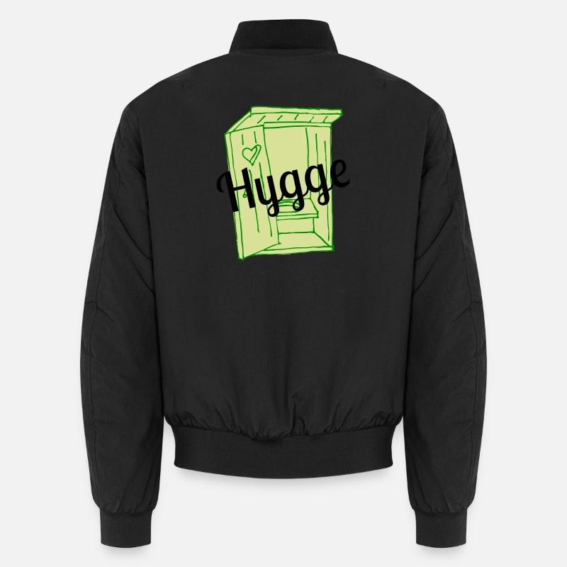 Hygge - Unisex Bomber Jacket - black