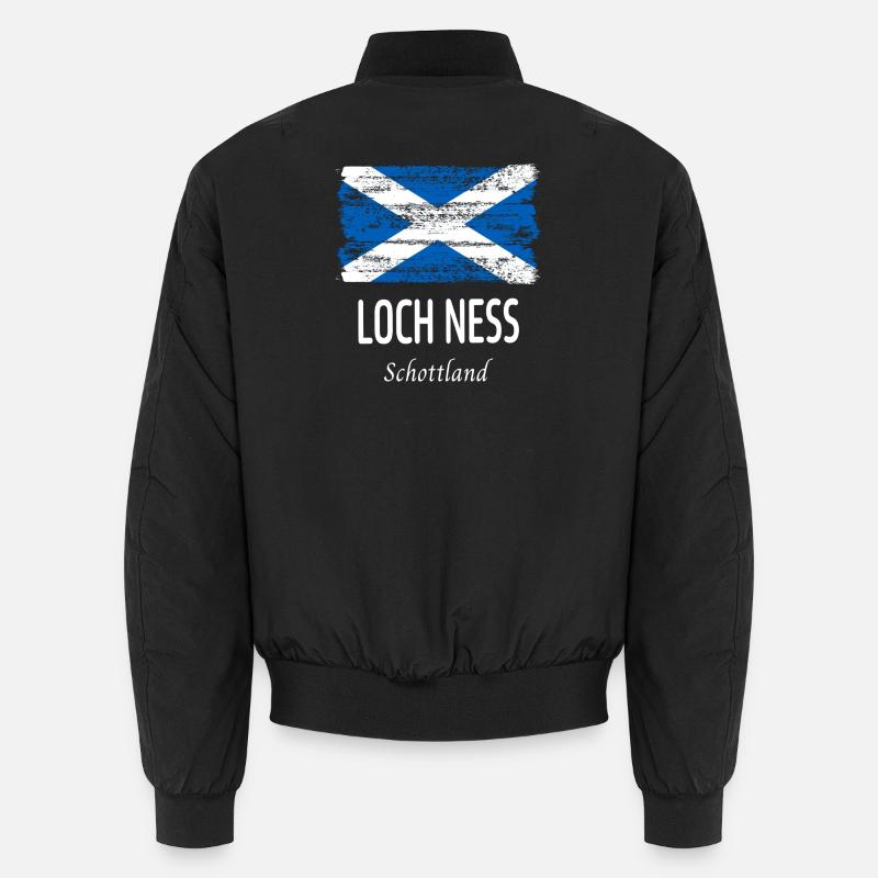 Loch Ness - Unisex Bomber Jacket - black