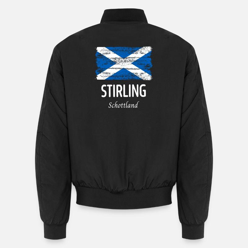 Stirling - Bomber unisexe - noir