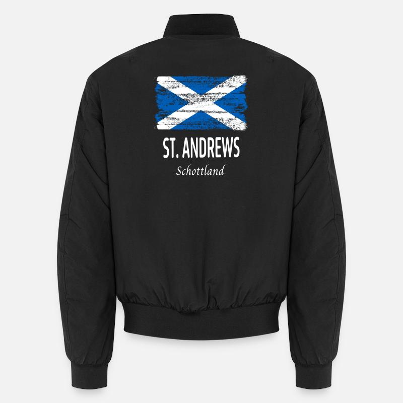 St. Andrews - Unisex Bomberjacke - Schwarz