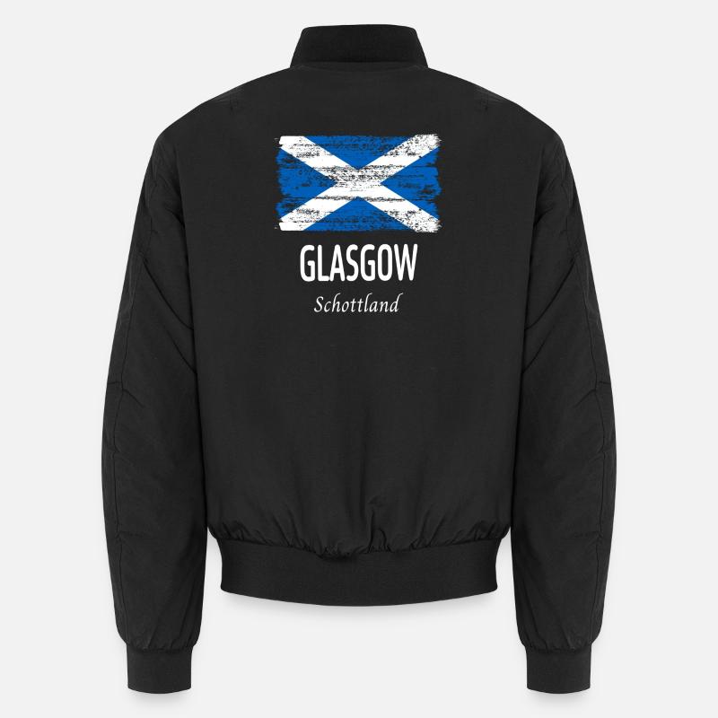 Glasgow - Bomber unisexe - noir
