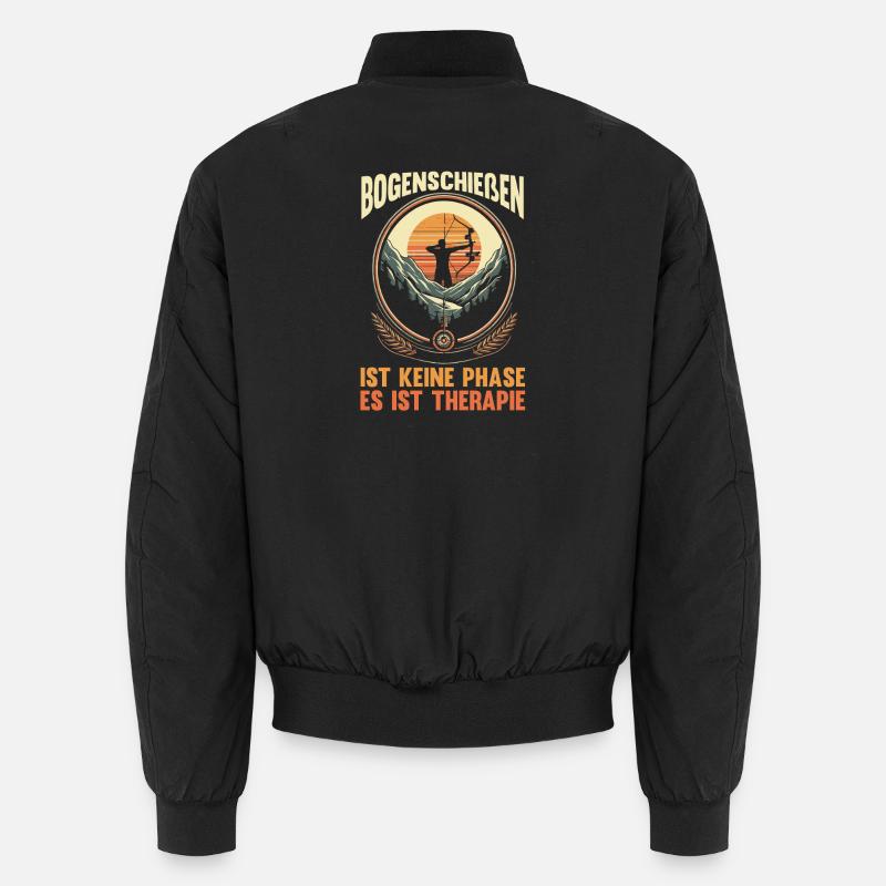 Archery Archery Archery - Unisex Bomber Jacket - black