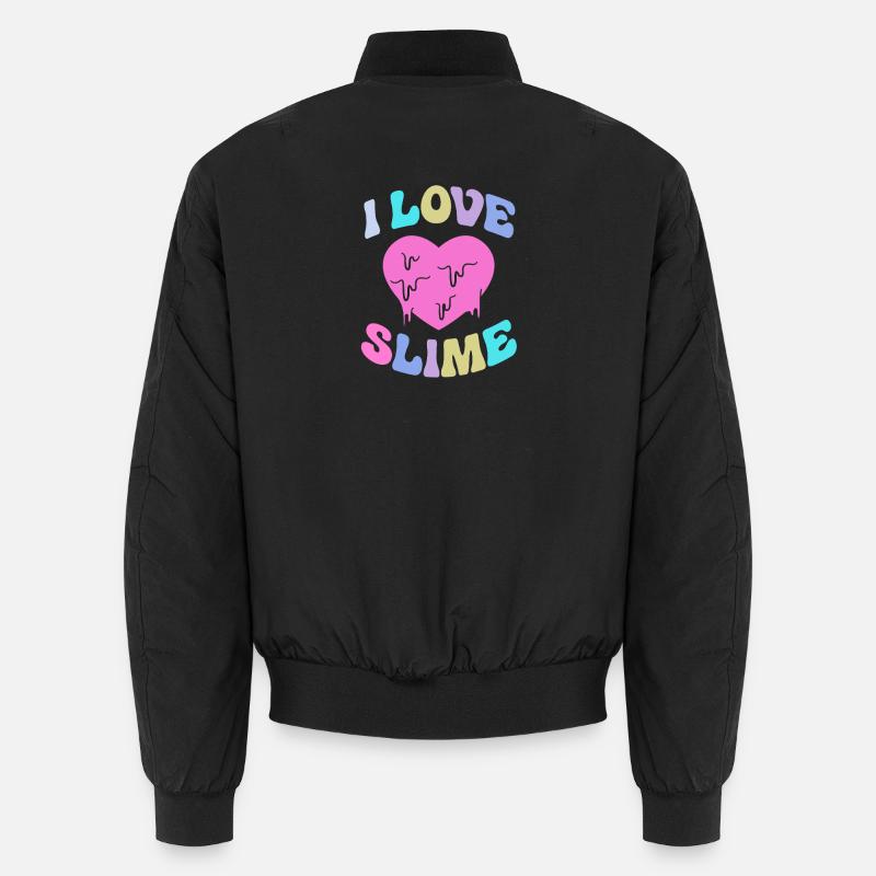 Slime Schleim Schleimig Unisex Bomberjacke