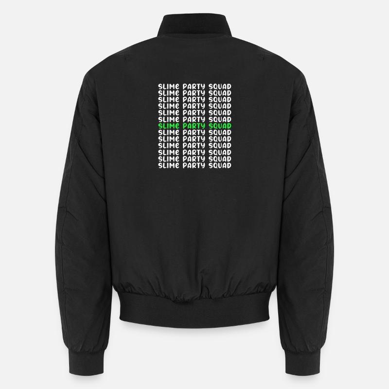 Slime Schleim Schleimig Unisex Bomberjacke