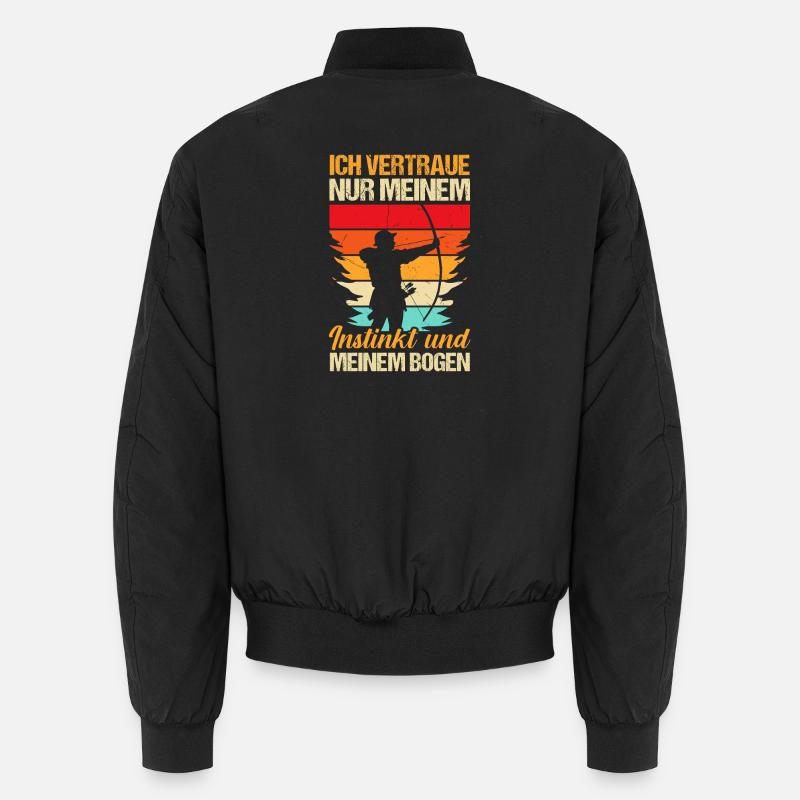 Archery Archery Archery - Unisex Bomber Jacket - black